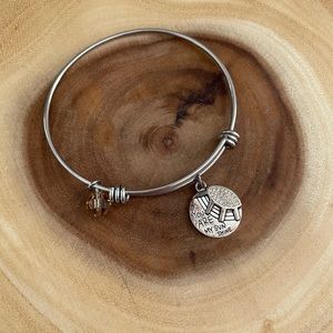 “You are my sunshine you make me happy when skies are gray” charm bracelet